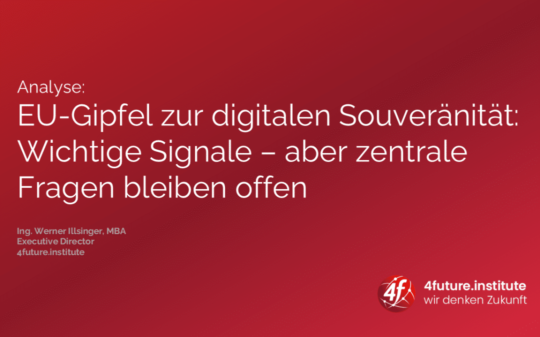 Analyse: EU-Gipfel Digitale Souveränität: Wichtige Signale – aber zentrale Fragen bleiben offen